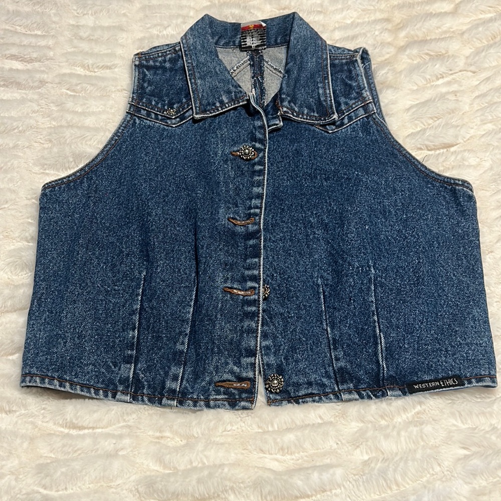 Ladies Denim Vest